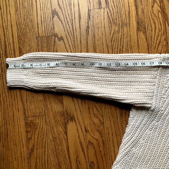 Closed Brand Cotton Button Detail Sweater Cream Chunky Knit XS - Picture 8 of 8